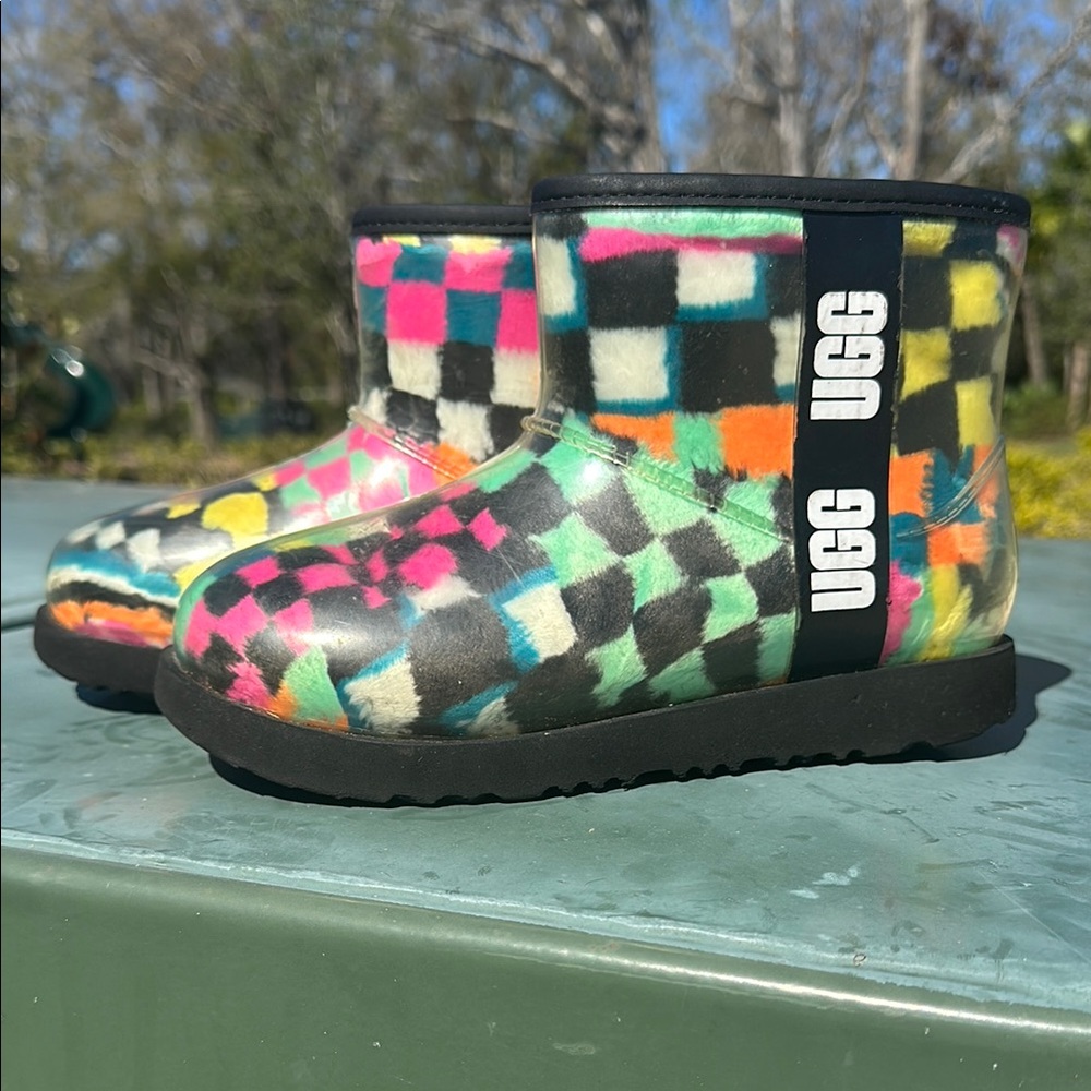 UGG Kids Boots Multicolor Checkered